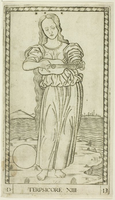 Terpsichore, levy kolmetoista Apollolta ja muusilta tekijältä Master of the E Series Tarocchi