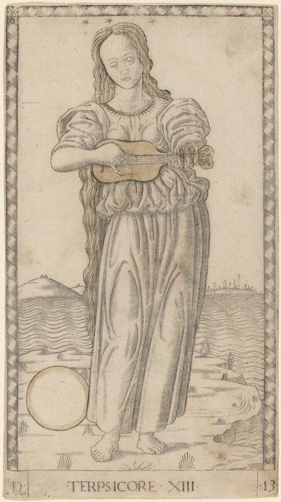 Terpsicore (Terpsichore) tekijältä Master of the E Series Tarocchi