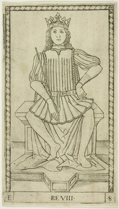 Kuningas, kahdeksas levy The Ranks and Conditions of Men -sarjasta tekijältä Master of the E Series Tarocchi