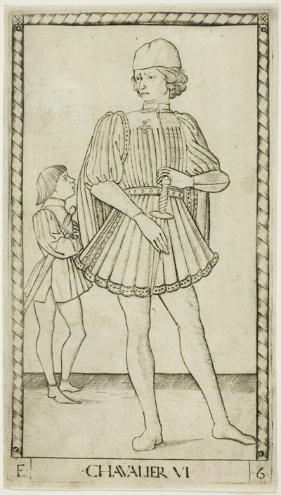 The Knight, levy kuusi julkaisusta The Ranks and Conditions of Men tekijältä Master of the E Series Tarocchi