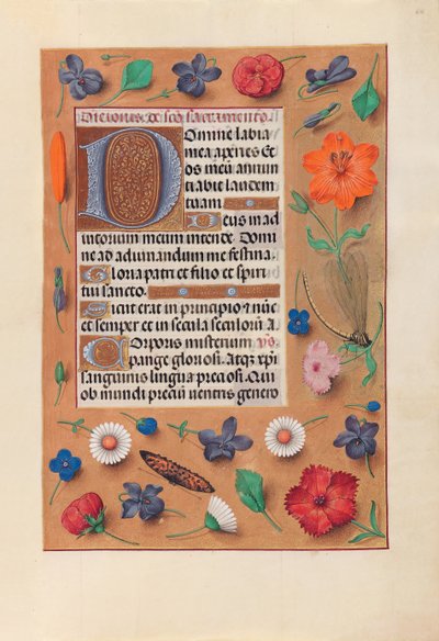 Kuningatar Isabella Katolisen, Espanjan kuningatar: Fol.44r, n. 1500. tekijältä Master of the First Prayerbook of Maximillian