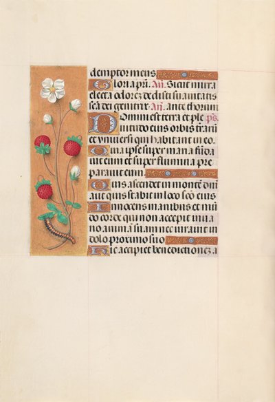 Kuningatar Isabella Katolisen, Espanjan kuningatar: Fol. 102v, c. 1500. tekijältä Master of the First Prayerbook of Maximillian