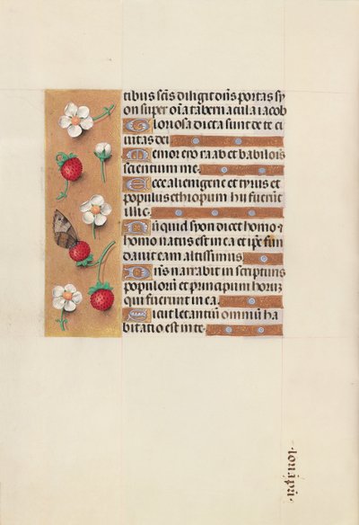 Kuningatar Isabella Katolisen, Espanjan kuningatar: Fol. 106v, c. 1500. tekijältä Master of the First Prayerbook of Maximillian