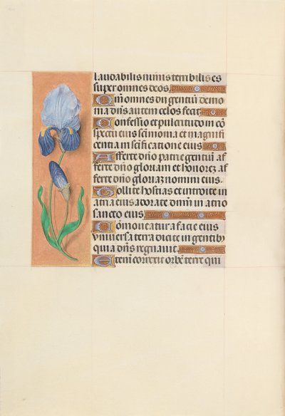 Kuningatar Isabella Katolisen, Espanjan kuningatar: Fol. 107v, c. 1500. tekijältä Master of the First Prayerbook of Maximillian