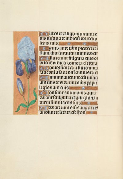 Kuningatar Isabella Katolisen, Espanjan kuningatar: Fol. 108v, c. 1500. tekijältä Master of the First Prayerbook of Maximillian