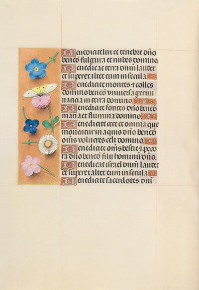 Kuningatar Isabella Katolisen, Espanjan kuningatar: Fol. 119v, c. 1500. tekijältä Master of the First Prayerbook of Maximillian