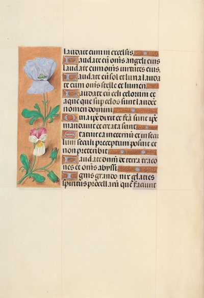Espanjan kuningattaren Isabella katolisen tunteja:  Fol. 120v tekijältä Master of the First Prayerbook of Maximillian