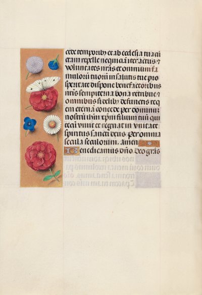 Kuningatar Isabella Katolisen, Espanjan kuningatar: Fol. 130v, c. 1500. tekijältä Master of the First Prayerbook of Maximillian