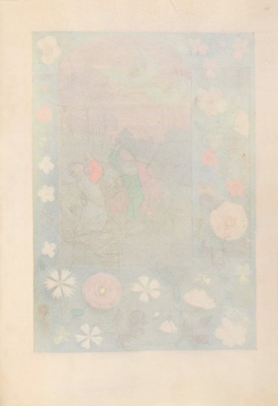 Kuningatar Isabella Katolisen, Espanjan kuningatar: Fol. 131r, c. 1500. tekijältä Master of the First Prayerbook of Maximillian