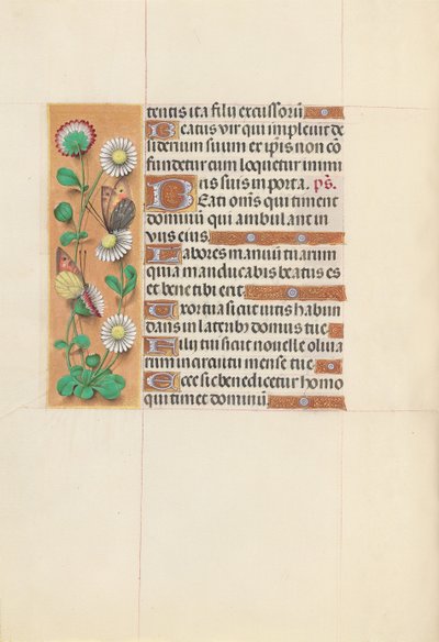 Kuningatar Isabella Katolisen, Espanjan kuningatar: Fol. 143v, c. 1500. tekijältä Master of the First Prayerbook of Maximillian