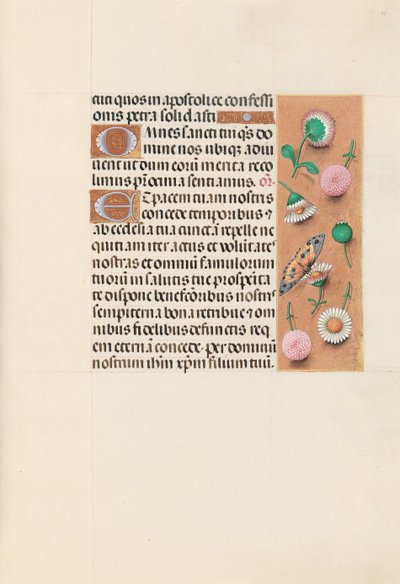 Kuningatar Isabella Katolisen, Espanjan kuningatar: Fol. 145r, c. 1500. tekijältä Master of the First Prayerbook of Maximillian