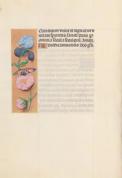 Kuningatar Isabella Katolisen, Espanjan kuningatar: Fol. 145v, c. 1500. tekijältä Master of the First Prayerbook of Maximillian