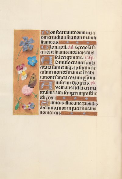Kuningatar Isabella Katolisen, Espanjan kuningatar: Fol. 150v, c. 1500. tekijältä Master of the First Prayerbook of Maximillian