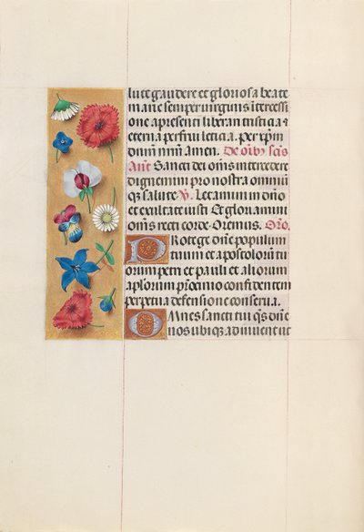 Kuningatar Isabella Katolisen, Espanjan kuningatar: Fol. 152v, c. 1500. tekijältä Master of the First Prayerbook of Maximillian