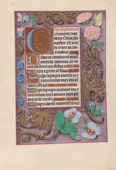 Kuningatar Isabella Katolisen, Espanjan kuningatar: Fol. 155r, c. 1500. tekijältä Master of the First Prayerbook of Maximillian