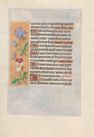 Kuningatar Isabella Katolisen, Espanjan kuningatar: Fol. 155v, c. 1500. tekijältä Master of the First Prayerbook of Maximillian
