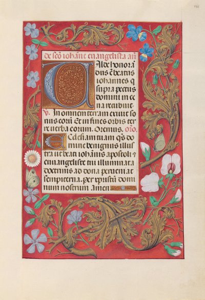 Kuningatar Isabella Katolisen, Espanjan kuningatar: Fol. 172r, c. 1500. tekijältä Master of the First Prayerbook of Maximillian