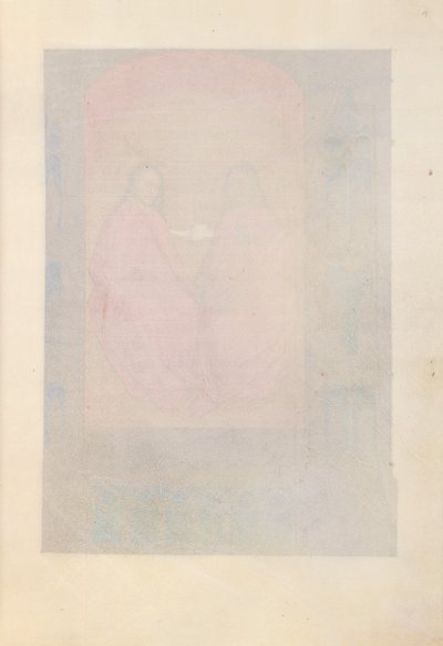 Kuningatar Isabella Katolisen, Espanjan kuningatar: Fol. 17r, c. 1500. tekijältä Master of the First Prayerbook of Maximillian