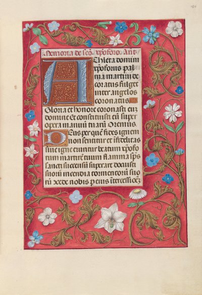 Kuningatar Isabella Katolisen, Espanjan kuningatar: Fol. 180r, n. 1500. tekijältä Master of the First Prayerbook of Maximillian