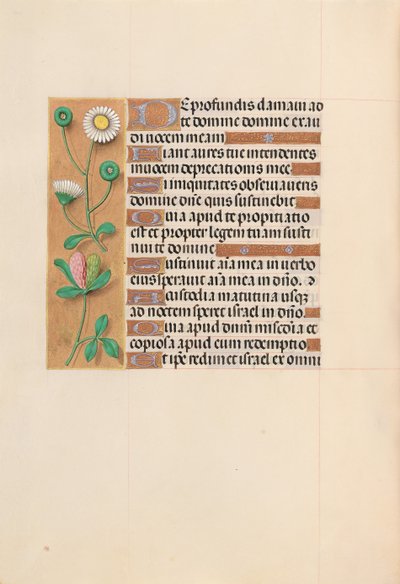Kuningatar Isabella Katolisen, Espanjan kuningatar: Fol. 208v, c. 1500. tekijältä Master of the First Prayerbook of Maximillian