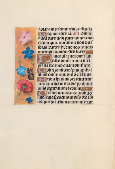 Kuningatar Isabella Katolisen, Espanjan kuningatar: Fol. 224v, c. 1500. tekijältä Master of the First Prayerbook of Maximillian