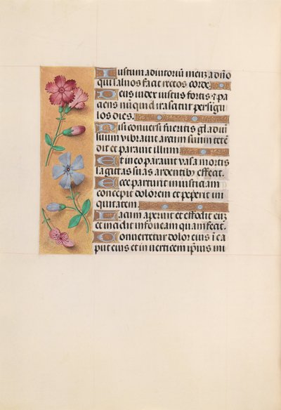Kuningatar Isabella Katolisen, Espanjan kuningatar: Fol. 230v, c. 1500. tekijältä Master of the First Prayerbook of Maximillian