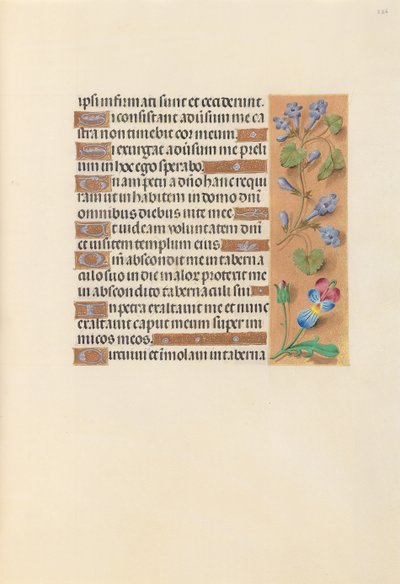 Kuningatar Isabella Katolisen, Espanjan kuningatar: Fol. 236r, c. 1500. tekijältä Master of the First Prayerbook of Maximillian