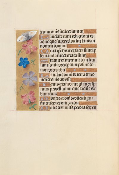 Kuningatar Isabella Katolisen, Espanjan kuningatar: Fol. 252v, c. 1500. tekijältä Master of the First Prayerbook of Maximillian