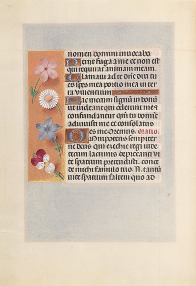 Kuningatar Isabella Katolisen, Espanjan kuningatar: Fol. 268v, c. 1500. tekijältä Master of the First Prayerbook of Maximillian