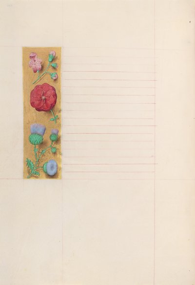 Kuningatar Isabella Katolisen, Espanjan kuningatar: Fol. 274v, c. 1500. tekijältä Master of the First Prayerbook of Maximillian