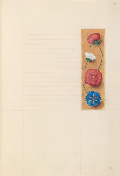Espanjan kuningattaren Isabella katolisen tunteja:  Fol. 275r tekijältä Master of the First Prayerbook of Maximillian