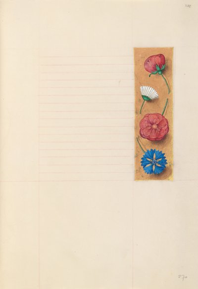 Kuningatar Isabella Katolisen, Espanjan kuningatar: Fol. 275r, c. 1500. tekijältä Master of the First Prayerbook of Maximillian