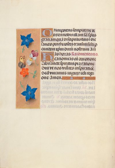 Kuningatar Isabella Katolisen, Espanjan kuningatar: Fol. 36v, c. 1500. tekijältä Master of the First Prayerbook of Maximillian