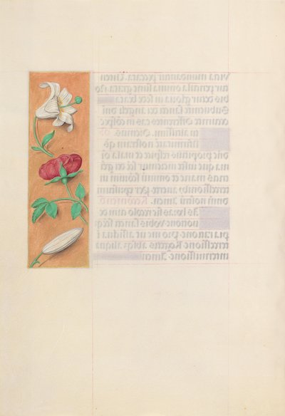 Kuningatar Isabella Katolisen, Espanjan kuningatar: Fol. 42v, c. 1500. tekijältä Master of the First Prayerbook of Maximillian