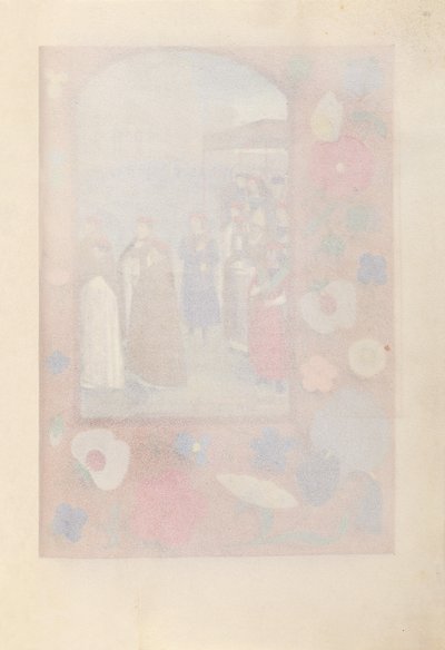 Kuningatar Isabella Katolisen, Espanjan kuningatar: Fol. 43r, c. 1500. tekijältä Master of the First Prayerbook of Maximillian
