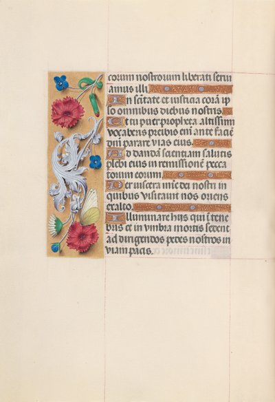 Kuningatar Isabella Katolisen, Espanjan kuningatar: Fol. 59v, c. 1500. tekijältä Master of the First Prayerbook of Maximillian