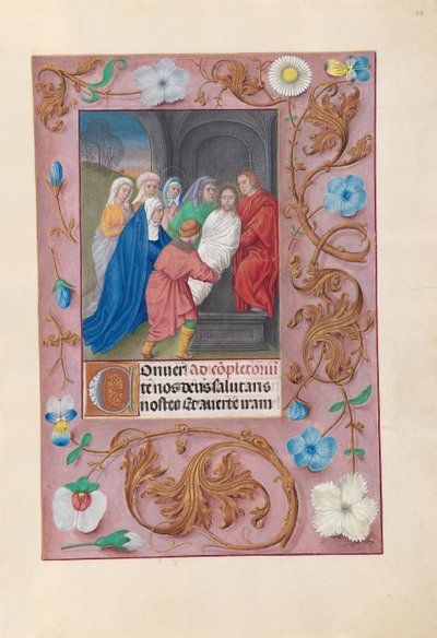 Kuningatar Isabella Katolisen, Espanjan kuningatar: Fol. 77r, hautaus, c. 1500. tekijältä Master of the First Prayerbook of Maximillian