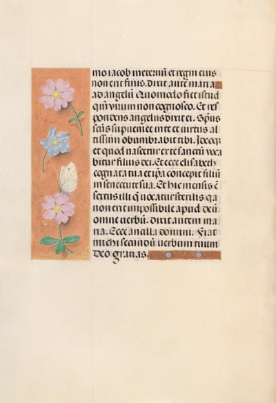 Kuningatar Isabella Katolisen, Espanjan kuningatar: Fol. 94v, c. 1500. tekijältä Master of the First Prayerbook of Maximillian