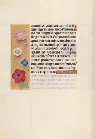 Kuningatar Isabella Katolisen, Espanjan kuningatar: Fol. 96v, c. 1500. tekijältä Master of the First Prayerbook of Maximillian