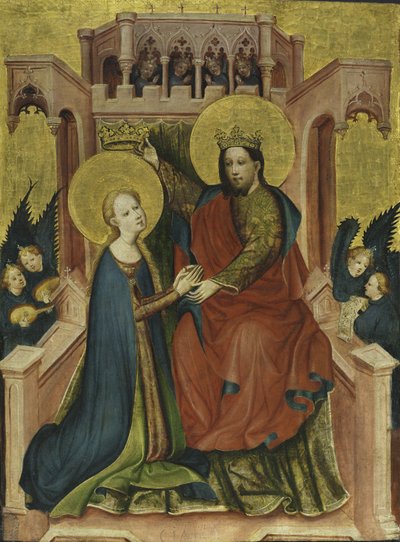 Neitsyt Marian kruunajaiset tekijältä Master of the Fröndenberg Altarpiece