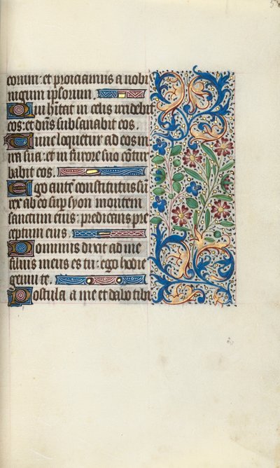 Tuntikirja Rouenin käyttö: fol. 58r, c. 1470. tekijältä Master of the Geneva Latini