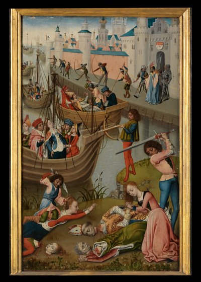 Paneeli Pyhän Ursulan legendasta tekijältä Master of the Legend of St. Ursula