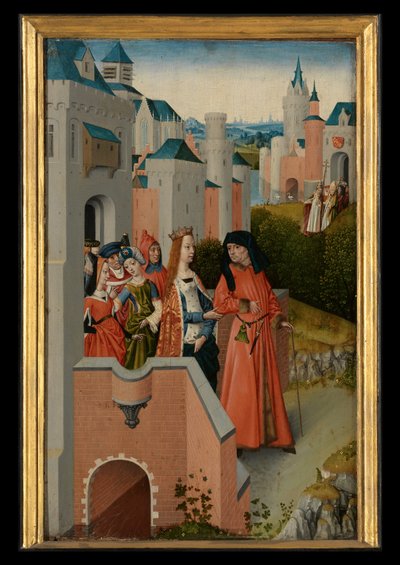 Paneeli Pyhän Ursulan legendasta tekijältä Master of the Legend of St. Ursula