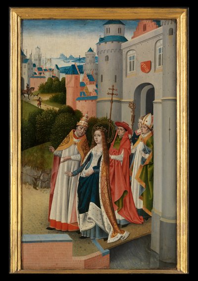 Paneeli Pyhän Ursulan legendasta tekijältä Master of the Legend of St. Ursula
