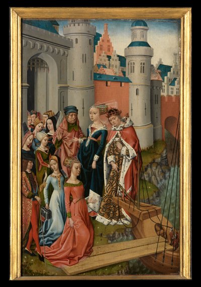 Paneeli Pyhän Ursulan legendasta tekijältä Master of the Legend of St. Ursula
