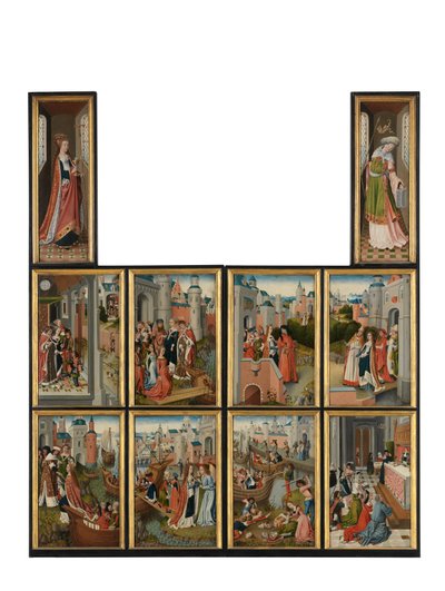 Pyhän Ursulan legenda tekijältä Master of the Legend of St. Ursula