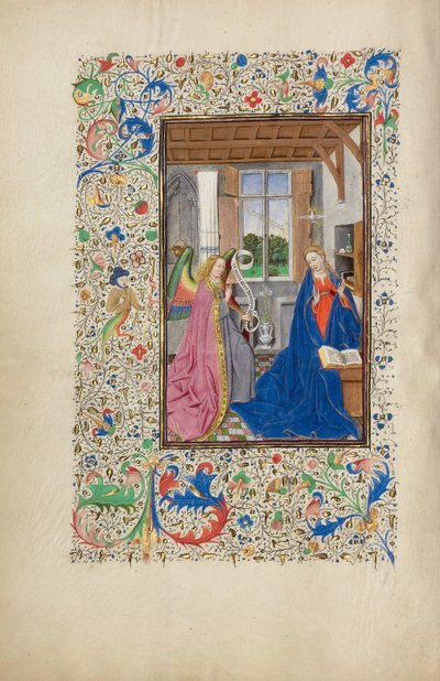 Marian ilmestys tekijältä Master of the Llangattock Hours