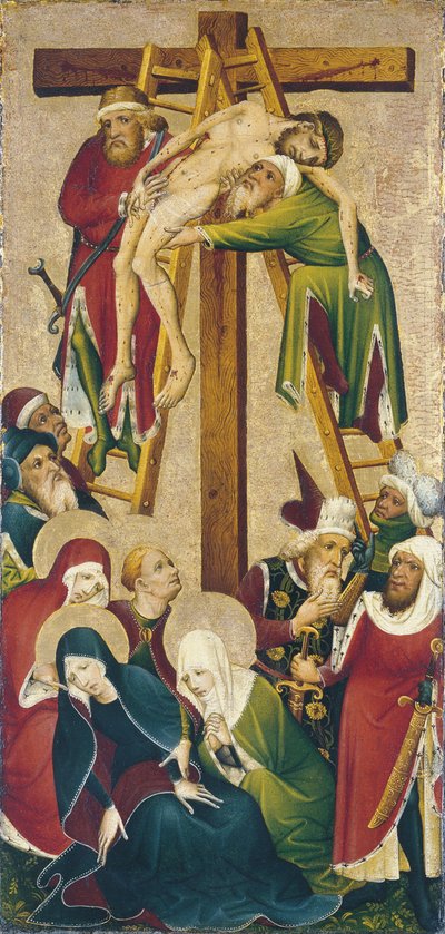 Laskeutuminen ristiltä tekijältä Master of the Middle Rhine