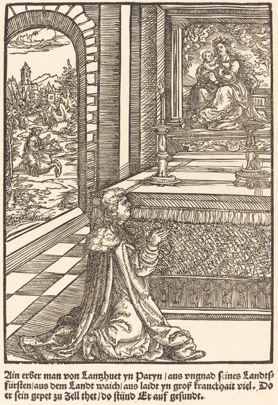 Ain erber man von Lanshuet... tekijältä Master of the Miracles of Mariazell