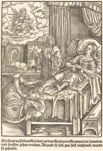 Rikkomus Pehamin kirkoille... tekijältä Master of the Miracles of Mariazell